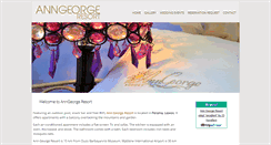 Desktop Screenshot of anngeorge-resort.com